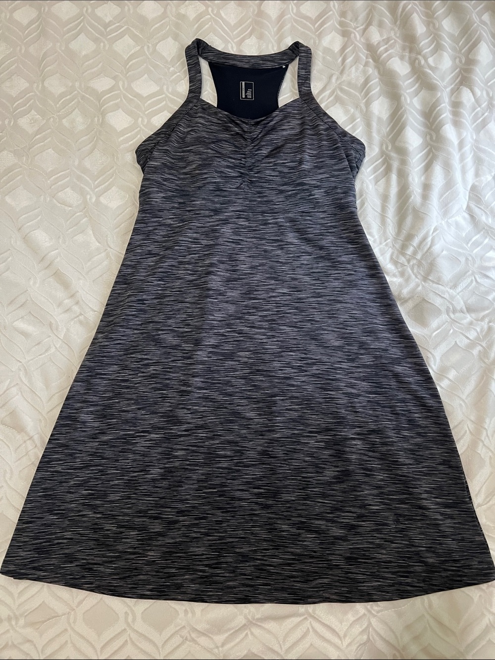 Black and Gray Racer Back Dress